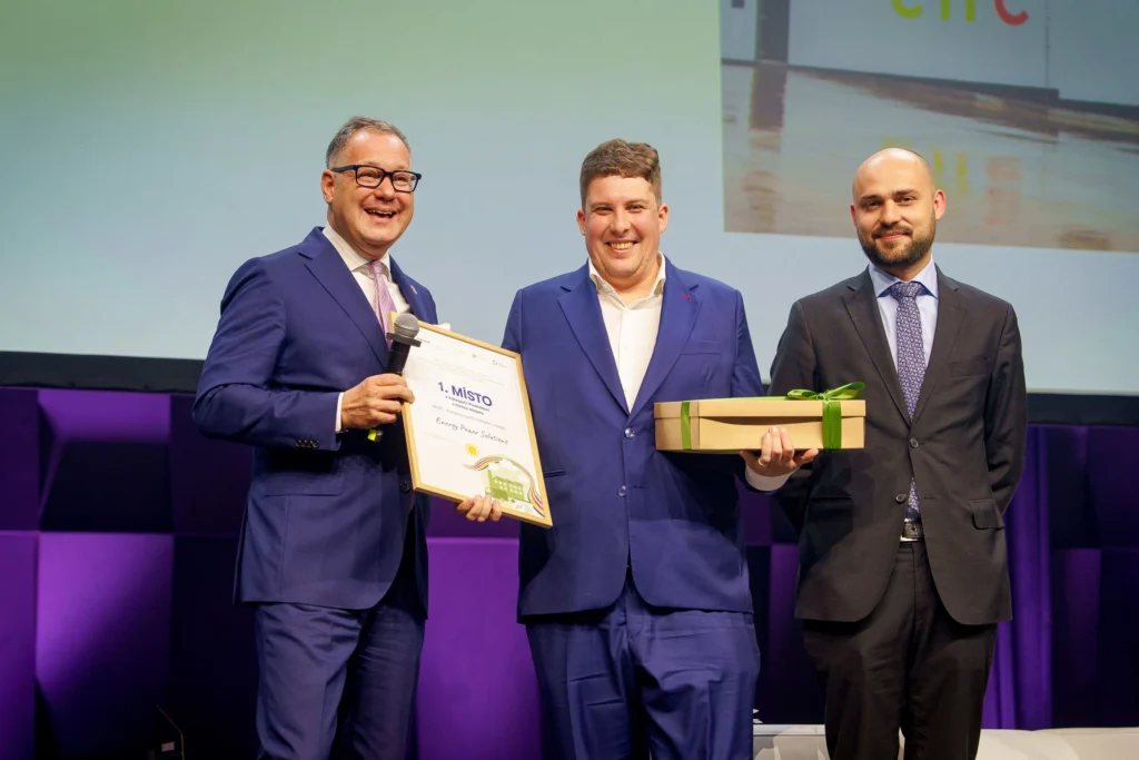 První místo společnosti ENPOSOL v soutěži udržitelných energetických projektů